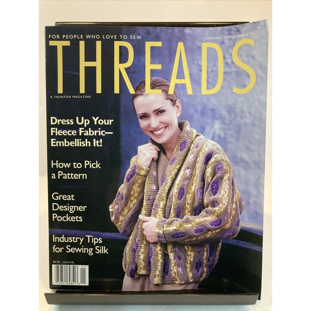 Taunton's Threads Magazine January 1998 #74 See Pics for Articles